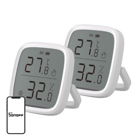 Czujnik temperatury i wilgotności SONOFF ZigBee SNZB-02D 2Pack