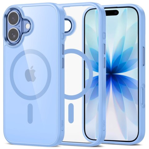 Etui pokrowiec na iPhone 17 MagMat MagSafe - przezroczysto niebieski
