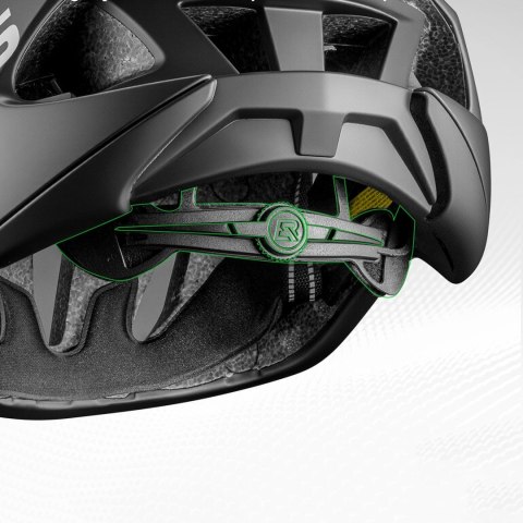 Kask rowerowy lekki 58-62 cm - czarny