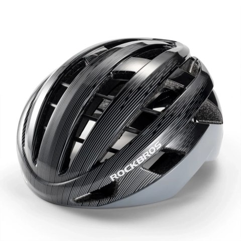Kask rowerowy regulowany 54-58 cm - czarny