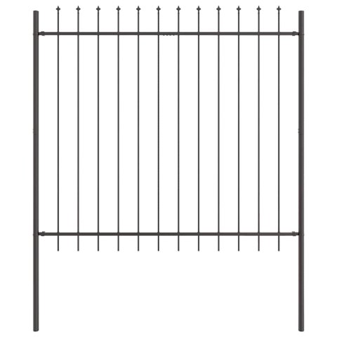 Ogrodzenie Ogrodowe 3 pcs Szary 5,1 x 1,5 m