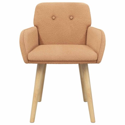 Krzesła jadalne 4 pcs Bouclé Beżowy 59 x 57 x 85 cm