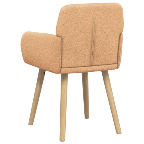 Krzesła jadalne 4 pcs Bouclé Beżowy 59 x 57 x 85 cm