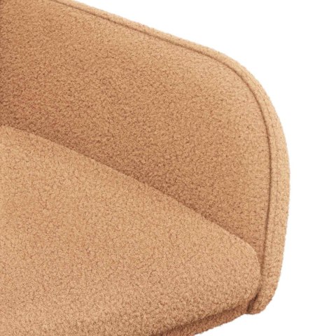 Krzesła jadalne 4 pcs Bouclé Beżowy 59 x 57 x 85 cm