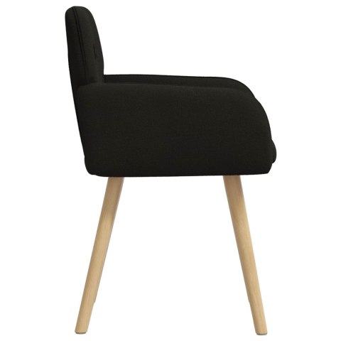 Krzesła jadalne 4 pcs Bouclé Czarny 59 x 57 x 85 cm