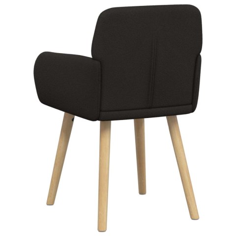 Krzesła jadalne 4 pcs Bouclé Czarny 59 x 57 x 85 cm