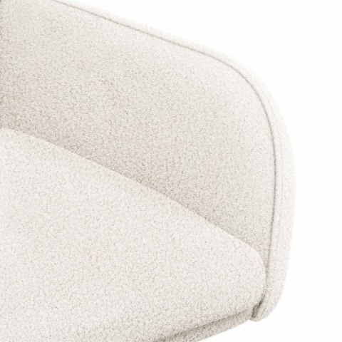 Krzesła jadalne 4 pcs Bouclé kremowy 59 x 57 x 85 cm