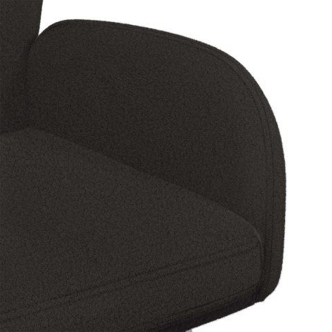 Krzesła jadalne 6 pcs Bouclé Czarny 59 x 57 x 85 cm