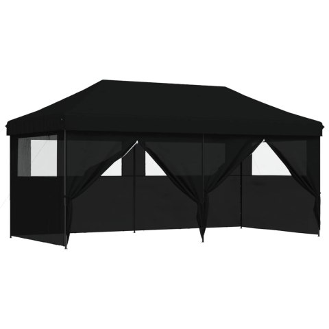Namiot Imprezowy Czarny 292 x 580 x 315 cm Materiał Oxford