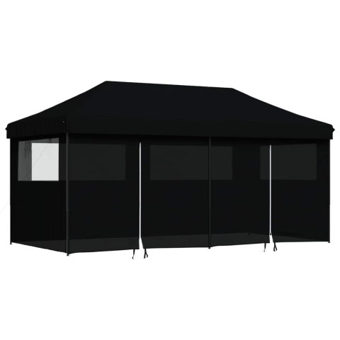 Namiot Imprezowy Czarny 292 x 580 x 315 cm Materiał Oxford