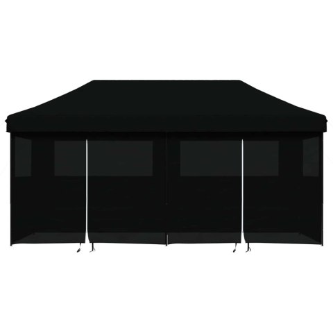 Namiot Imprezowy Czarny 292 x 580 x 315 cm Materiał Oxford