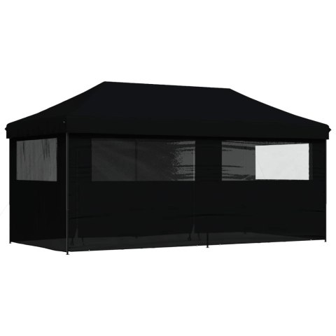 Namiot Imprezowy Czarny 292 x 580 x 315 cm Materiał Oxford