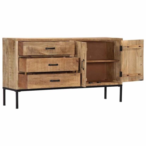 Szafka, 140x35x75 cm, lite drewno mango
