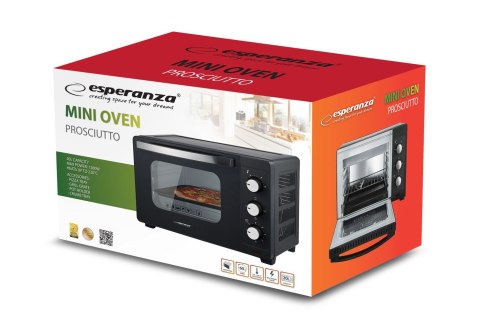 ESPERANZA MINI PIEKARNIK PROSCIUTTO 20L 1280W EKO008N (OUTLET)