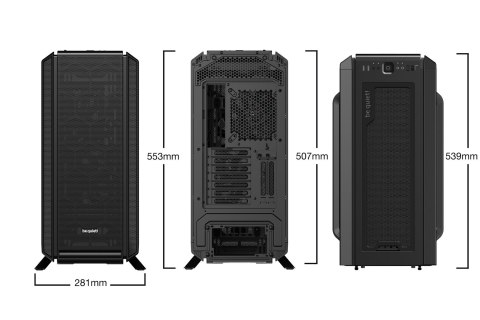 OBUDOWA BE QUIET! SILENT BASE 802 WINDOW Black (OUTLET)