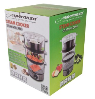 Parowar Esperanza STEAM VOLCANO EKG009 (7 litrów; kolor przeźroczysty) (WYPRZEDAŻ)