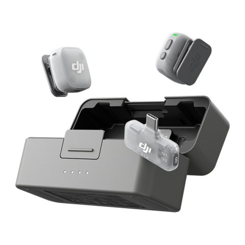 System mikrofonów bezprzewodowych DJI Mic Mini 2 (2 TX + 1 Mobile RX + Etui ładujące)