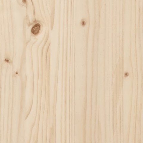 Łóżko z regałem, bez materaca, 135x190 cm, lite drewno sosnowe