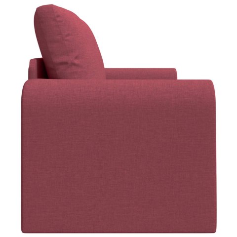 Sofa Bed 60cm Czerwone wino tkanina