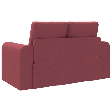Sofa Bed 60cm Czerwone wino tkanina