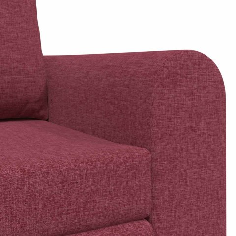 Sofa Bed 60cm Czerwone wino tkanina