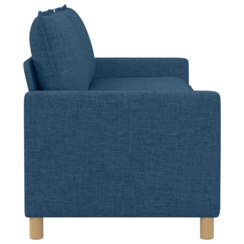 Sofa niebieski 196 x 81 x 87,5 cm tkanina