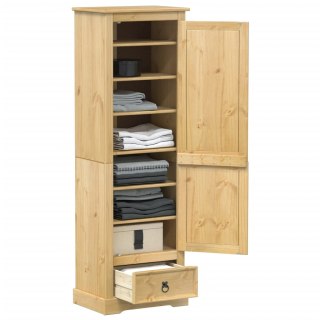 VidaXL Szafa Corona, 55x38x170 cm, lite drewno sosnowe