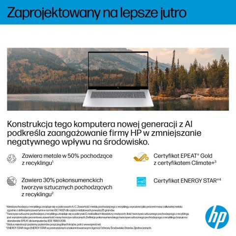 HP OmniBook 7 17-dc0219nw Ultra 5 226V 17.3"FHD Touch IPS 400nits Glare 16GB LPDDR5X SSD1TB Arc 130V Cam 5MP+IR 83Wh Win11 Ice S