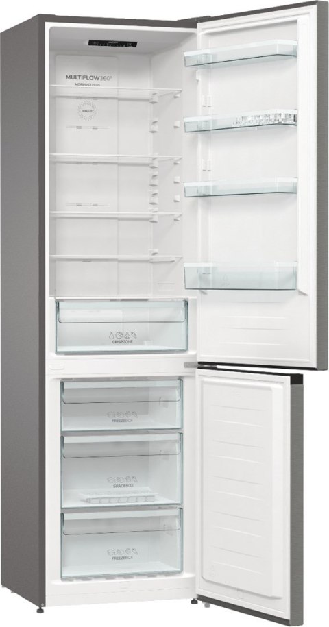 Lodówka GORENJE NRK6202EXL4 No Frost 200 cm | FreshZone | MultiAirflow | LED | inox