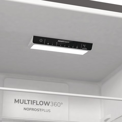 Lodówka GORENJE NRK6202EXL4 No Frost 200 cm | FreshZone | MultiAirflow | LED | inox