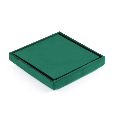 Pufa składana M - 30x30x30cm aksamit zielony
