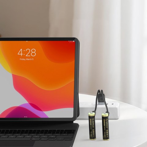 Bateria litowa akumulator AAA 1.5 V 500mWh USB-C - 4 szt.