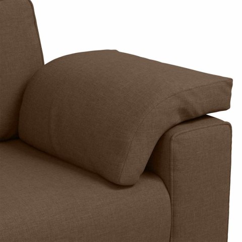 Sofa dwuosobowa Brązowy 160 cm tkanina
