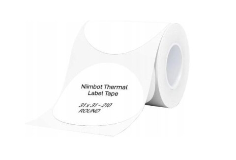 Etykiety termiczne Niimbot T31*31 Round -210White