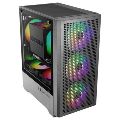 TACENS MARS MC-QUANTUM 3xFDB120+1xARGB120 USB-C ATX-obudowa/cases