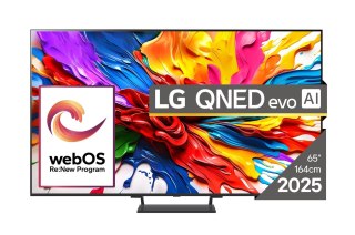 Telewizor LG 65QNED93A6A QNED EVO 65'' 4K Ultra HD 144 Hz WebOS Dolby Atmos Czarny (OUTLET)
