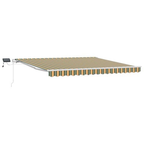 Markiza wysuwana Zielony i żółty 400 × 300 cm