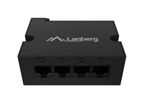 LANBERG SWITCH POE EXTENDER 1XIN 3XOUT 1GB ETHERNET DIN RAIL 90W