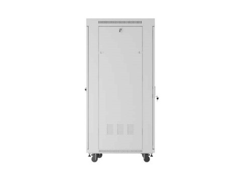 LANBERG SZAFA INSTALACYJNA RACK STOJĄCA 19" 32U 600X800 SZARA DRZWI PRZESZKLONE LCD (FLAT PACK) V2