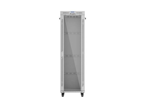 LANBERG SZAFA INSTALACYJNA RACK STOJĄCA 19" 42U 600X600 SZARA DRZWI PRZESZKLONE LCD (FLAT PACK) V2