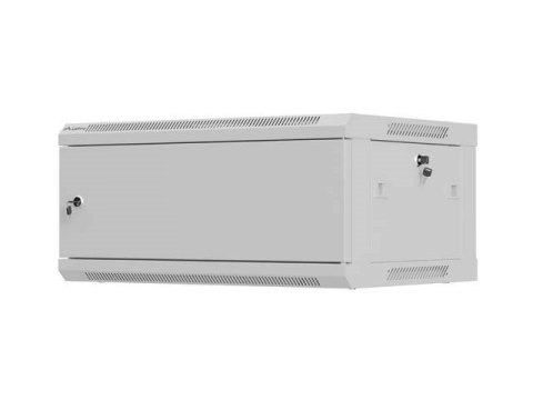 LANBERG SZAFA INSTALACYJNA RACK WISZĄCA 19" 4U 600X450 SZARA DRZWI METALOWE (FLAT PACK)