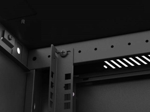 LANBERG SZAFA INSTALACYJNA RACK WISZĄCA 19" 4U 600X600 CZARNA DRZWI PERFOROWANE (FLAT PACK)