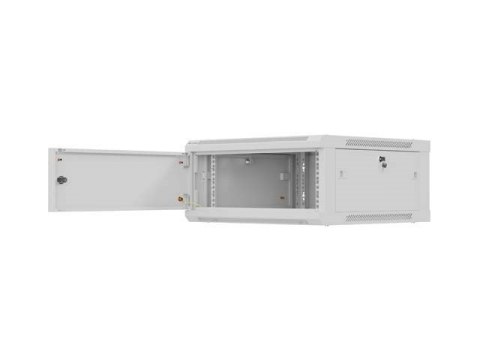 LANBERG SZAFA INSTALACYJNA RACK WISZĄCA 19" 4U 600X600 SZARA DRZWI METALOWE (FLAT PACK)
