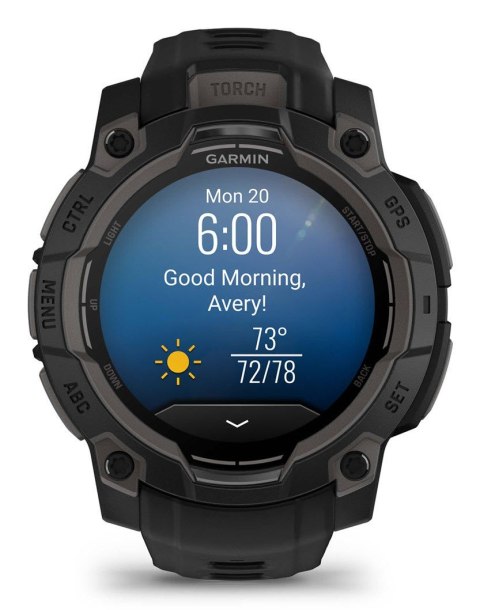 Zegarek Garmin Instinct 3, 45mm AMOLED Black