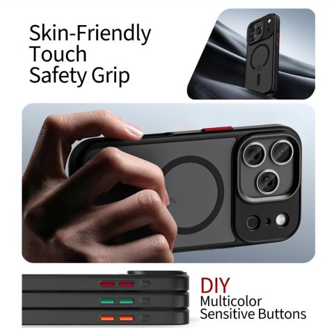 Etui case na iPhone 17 Pro MagMat XT 4-set MagSafe - czarny mat