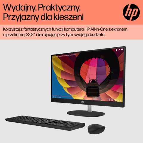 HP 24-cr0332nw AIO Ryzen 7 7730U 23.8"FHD IPS AG 250nits 16GB DDR4 SSD512 Radeon 680M LAN Win11 2Y Shell White
