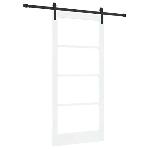 Drzwi przesuwne ORKDAL Biały i czarny 93 x 202 cm