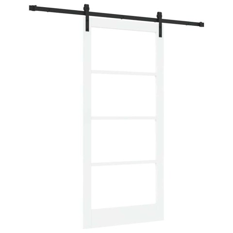 Drzwi przesuwne ORKDAL Biały i czarny 93 x 202 cm