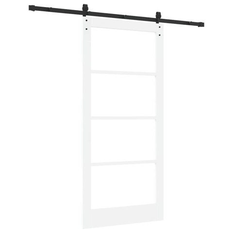 Drzwi przesuwne ORKDAL Biały i czarny 93 x 202 cm