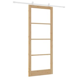 VidaXL Drzwi przesuwne ORKDAL Naturalny 93 x 232 cm